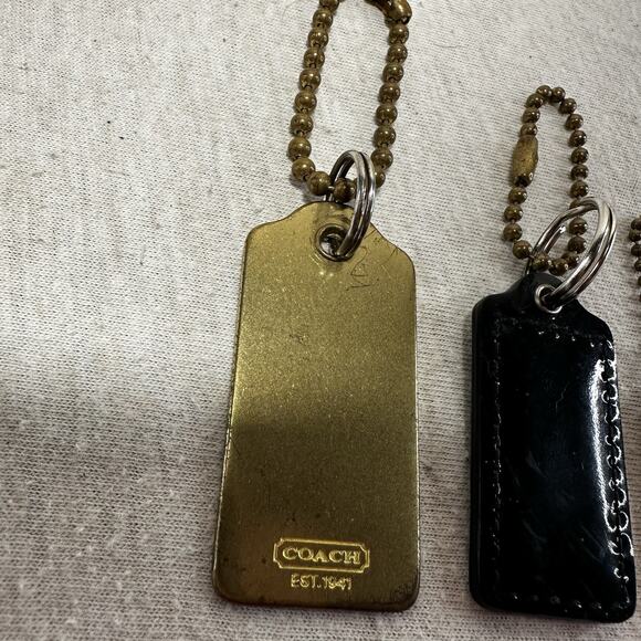 Lot Of 3 Coach Replacement Hang Tags & Charms - Picture 5 of 10
